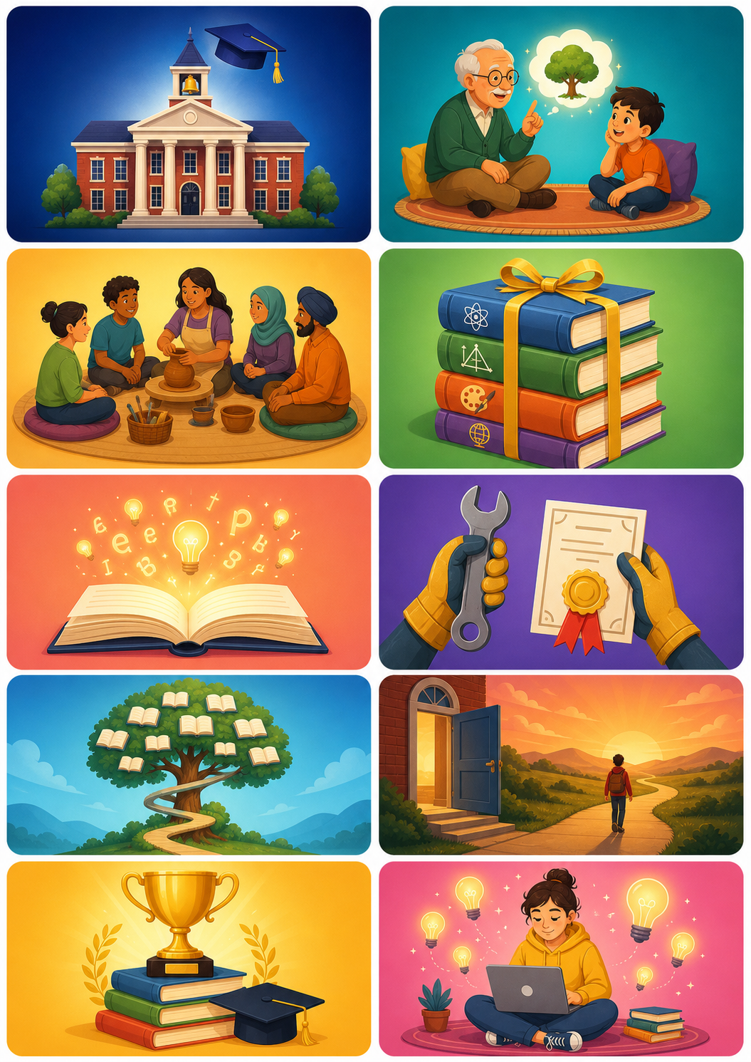 Unit 3 visual flashcards — Education
