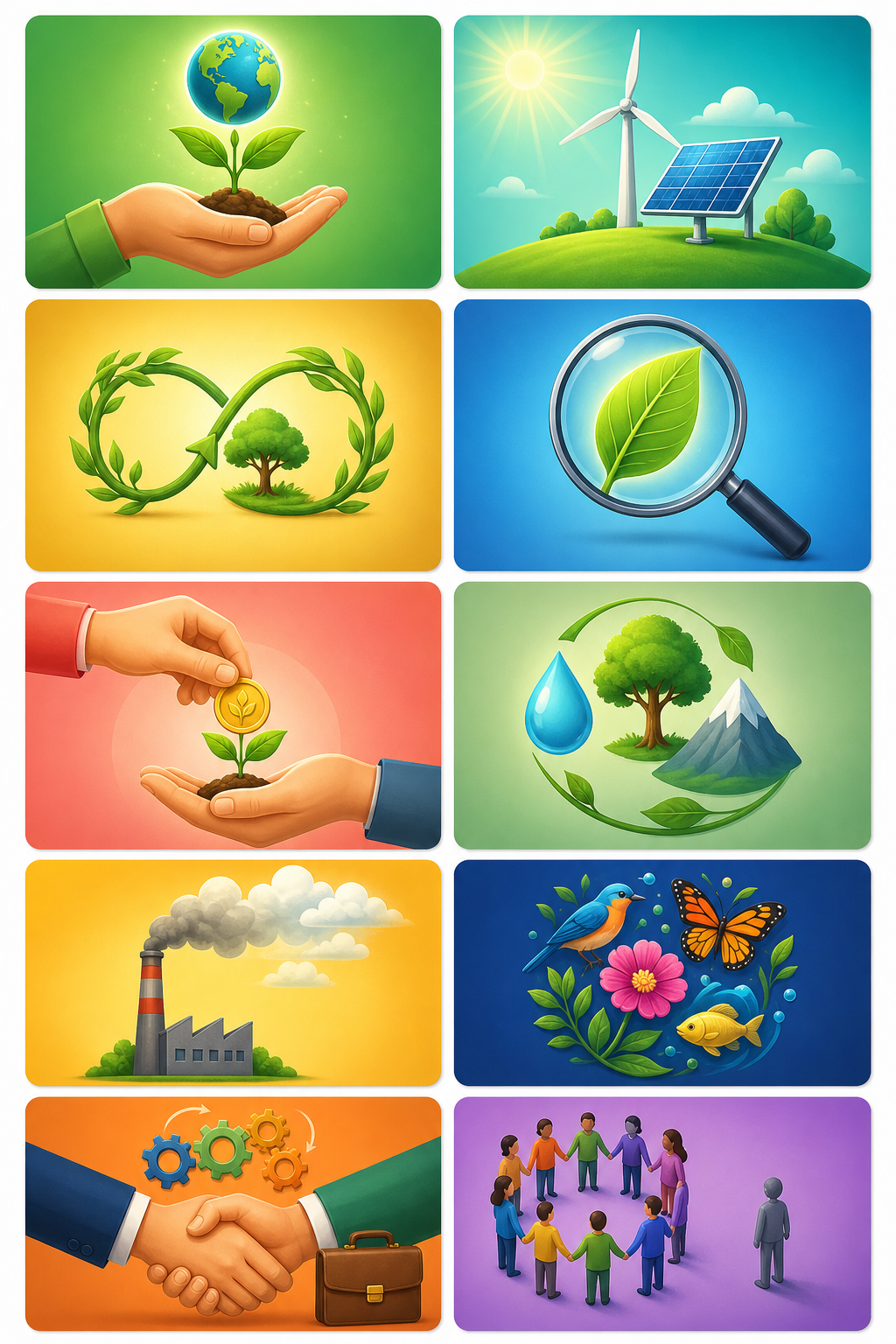 Unit 4 visual flashcards — Sustainable Development